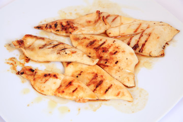 Grilled calamari