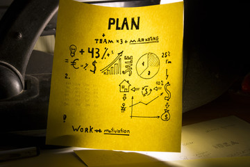 business plan concept
