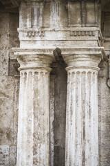 Fototapeta premium columns, Spanish city of Valencia, Mediterranean architecture