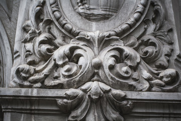 flourishes carved in stone, Spanish city of Valencia, Mediterran