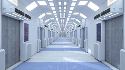 Futuristic background for movie