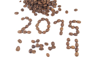 Naklejka premium кофе.