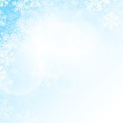 Fototapeta na wymiar Abstract blue and white christmas background