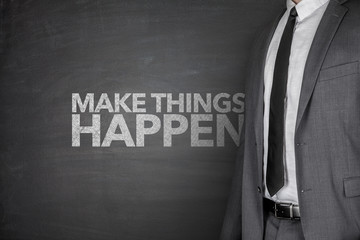 Make things happen on blackboard