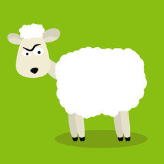 Obraz na płótnie Canvas Funny sheep