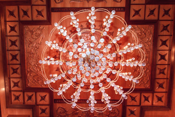 beautiful chandelier. illumination