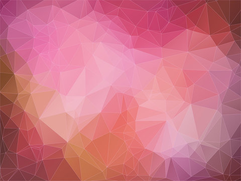 Abstract 2D geometric red background