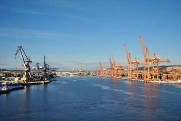 Gdynia shipyard - obrazy, fototapety, plakaty