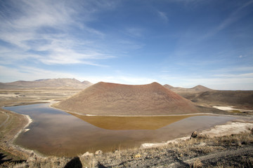 Fototapeta na wymiar Meke crater lake