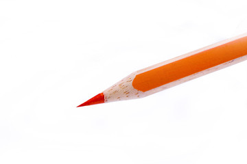orange Bleistift Buntstift
