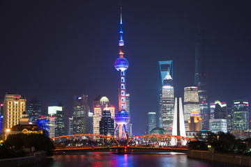 Fototapeta premium Pudong, Shanghai, China