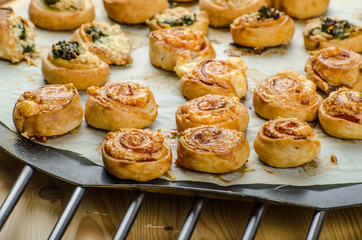 Canapés puff pastry