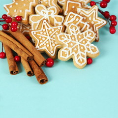 Christmas Gingerbread Cookies and Cinnamon