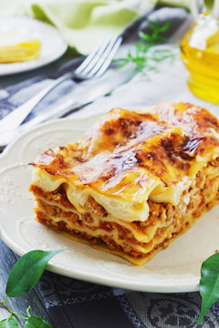 appetizing lasagna