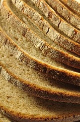 Bauernbrot Scheiben Detail