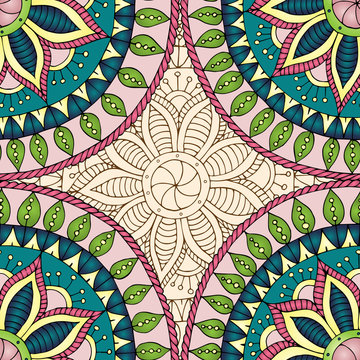 Seamless pattern in fish scale design.