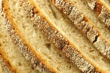 Bauernbrot Scheiben Detail