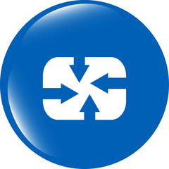 Obraz premium Upload from cloud icon. Upload button. Load symbol