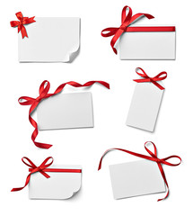 ribbon bow card note chirstmas celebration greeting