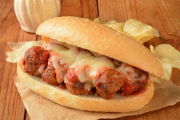 Meatball sandwich