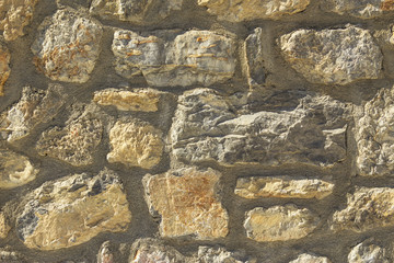 Stone wall.