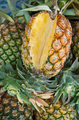 yellow pineapple fruit