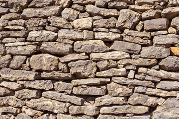 Stone wall.