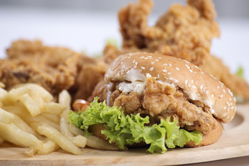 Chicken burger