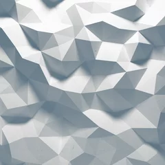 Gordijnen Abstract top lighted geometric paper background © 123dartist