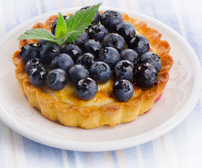Blueberry tart