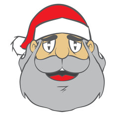 Simple Santa face