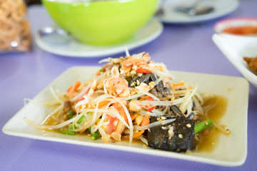 green papaya salad