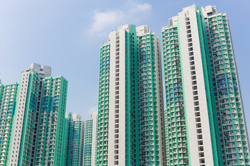Hong Kong apartment block