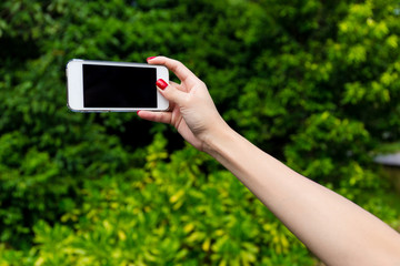 Photo shooting on smartphone