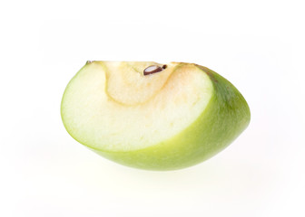 fresh apple fruit isolated on white background