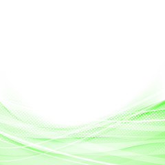 Light green speed swoosh line abstraction shadow