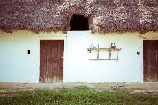 Typical Rural Cottage in Hungary