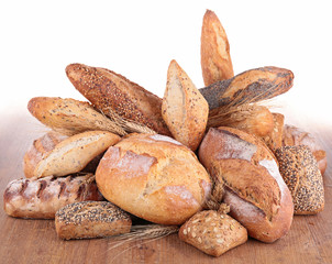 assortment of bread