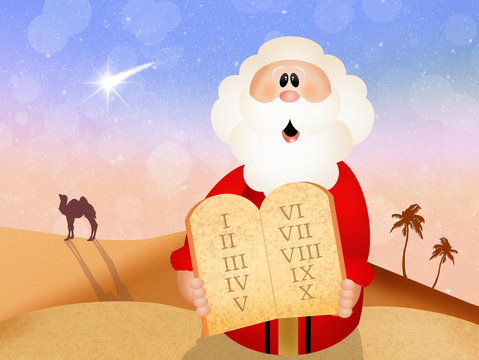Moses with Ten Commandments