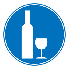 The sign is allowed to drink