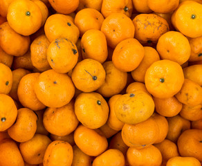 Oranges or Citrus for sale in Thai fresh market
