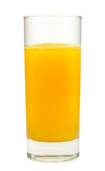 fresh orange juice isolated