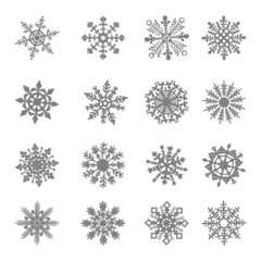 Snowflake Vector, star, white, symbol, graphic, crystal, frozen,
