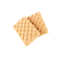 Delicate thin crispy savory waffles