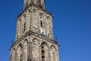 Fototapeta na wymiar Tower of the Martini church in Groningen