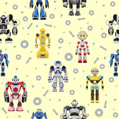 Seamless robots pattern