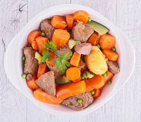 beef and vegetables