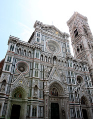 view of cathedral SANTA MARIA DEL FIORE in Florence