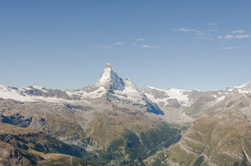 Zermatt, Bergdorf, Alpen, Wallis, Trockener Steg, Schweiz