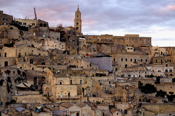 Fototapeta na wymiar View of Matera 